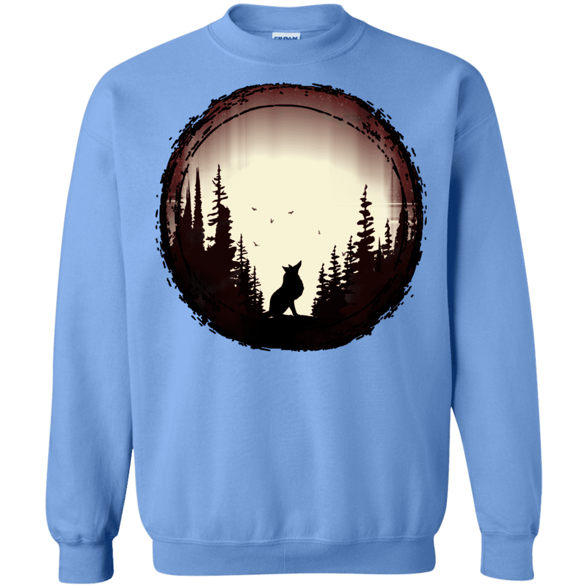 Sweatshirts Carolina Blue / S A Wolf's Life Crewneck Sweatshirt