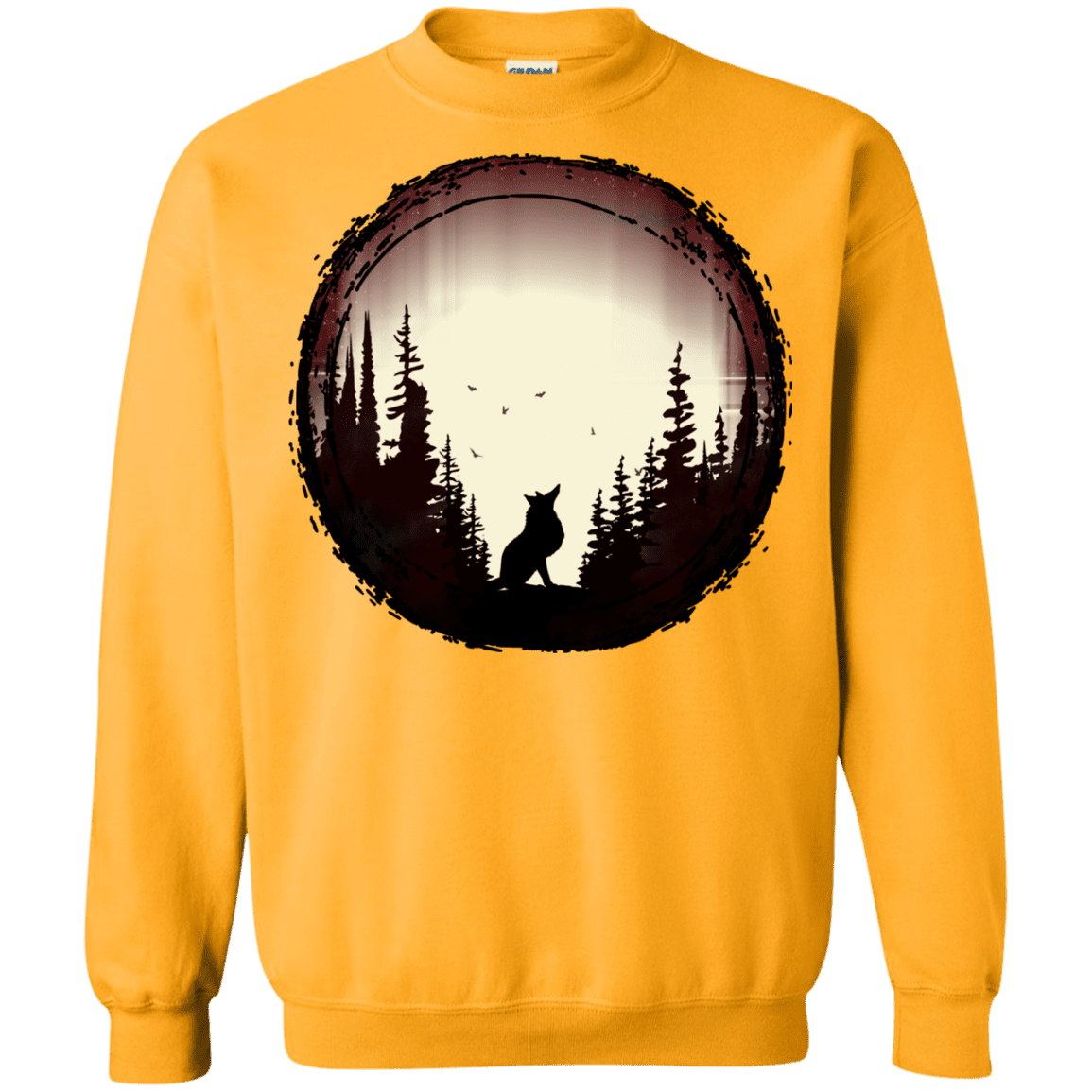 Sweatshirts Gold / S A Wolf's Life Crewneck Sweatshirt