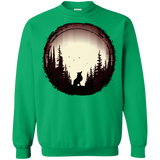 Sweatshirts Irish Green / S A Wolf's Life Crewneck Sweatshirt