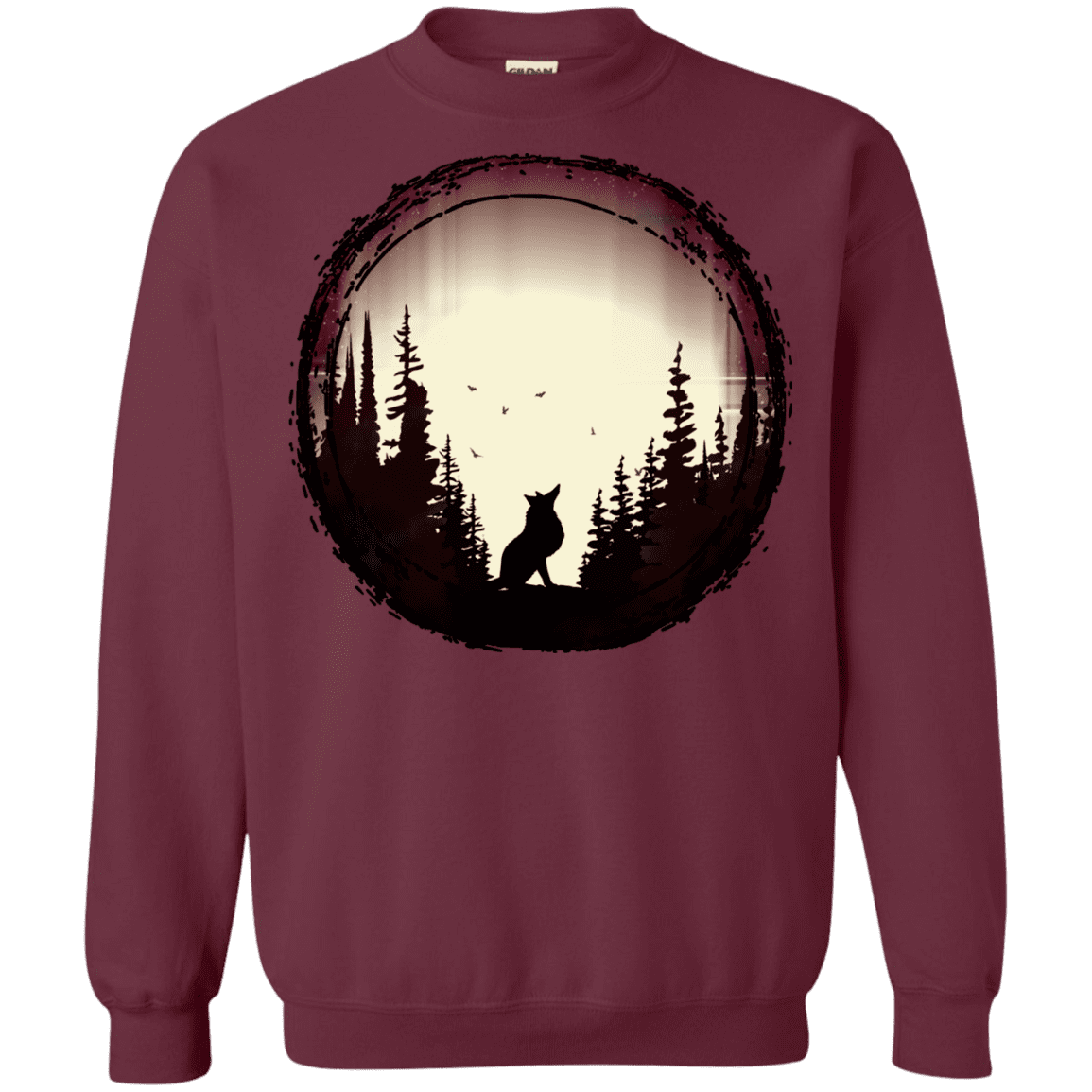 Sweatshirts Maroon / S A Wolf's Life Crewneck Sweatshirt