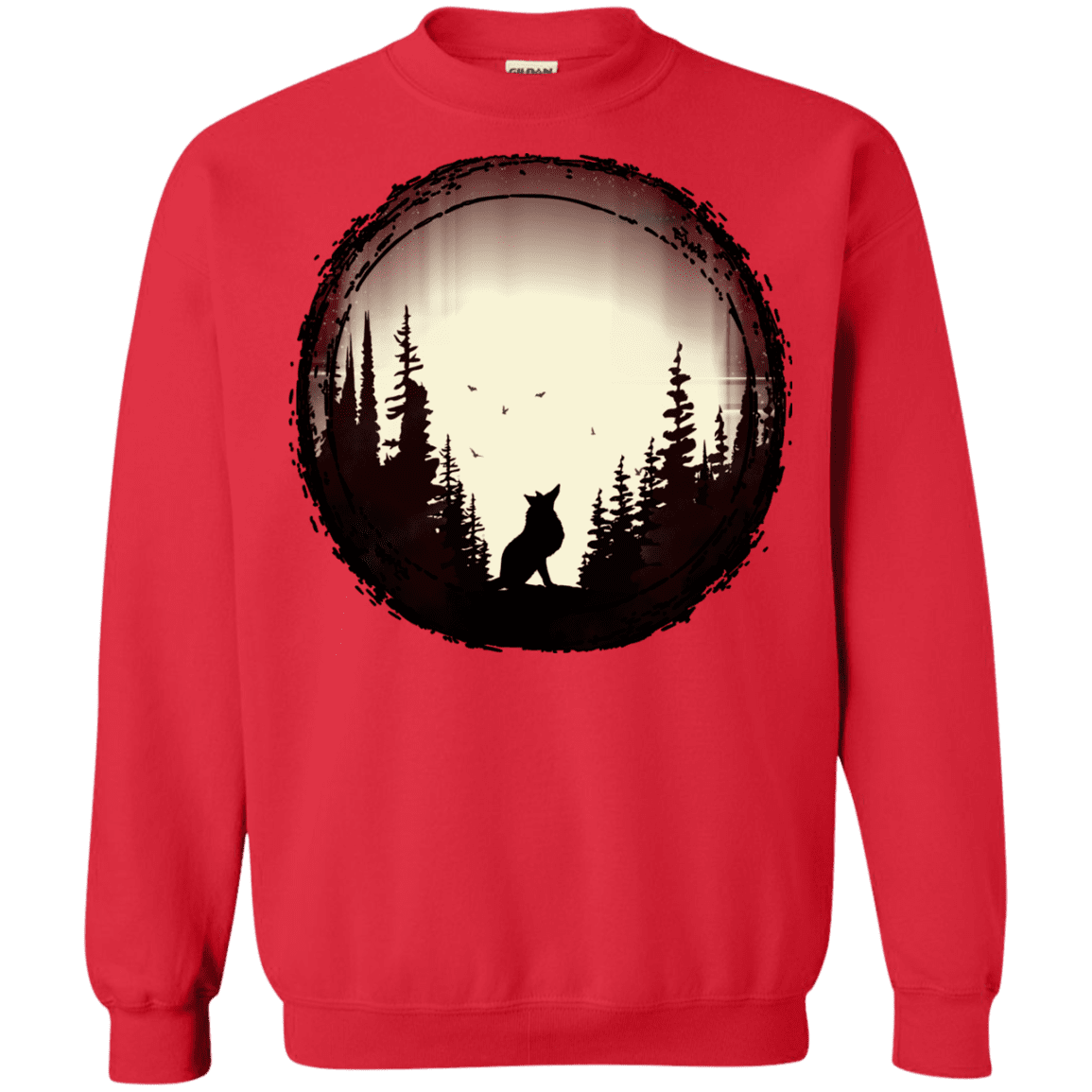 Sweatshirts Red / S A Wolf's Life Crewneck Sweatshirt