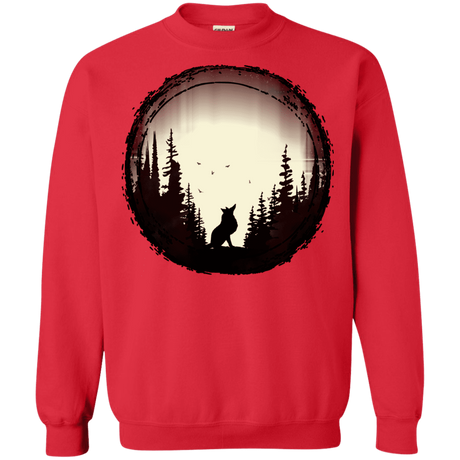 Sweatshirts Red / S A Wolf's Life Crewneck Sweatshirt