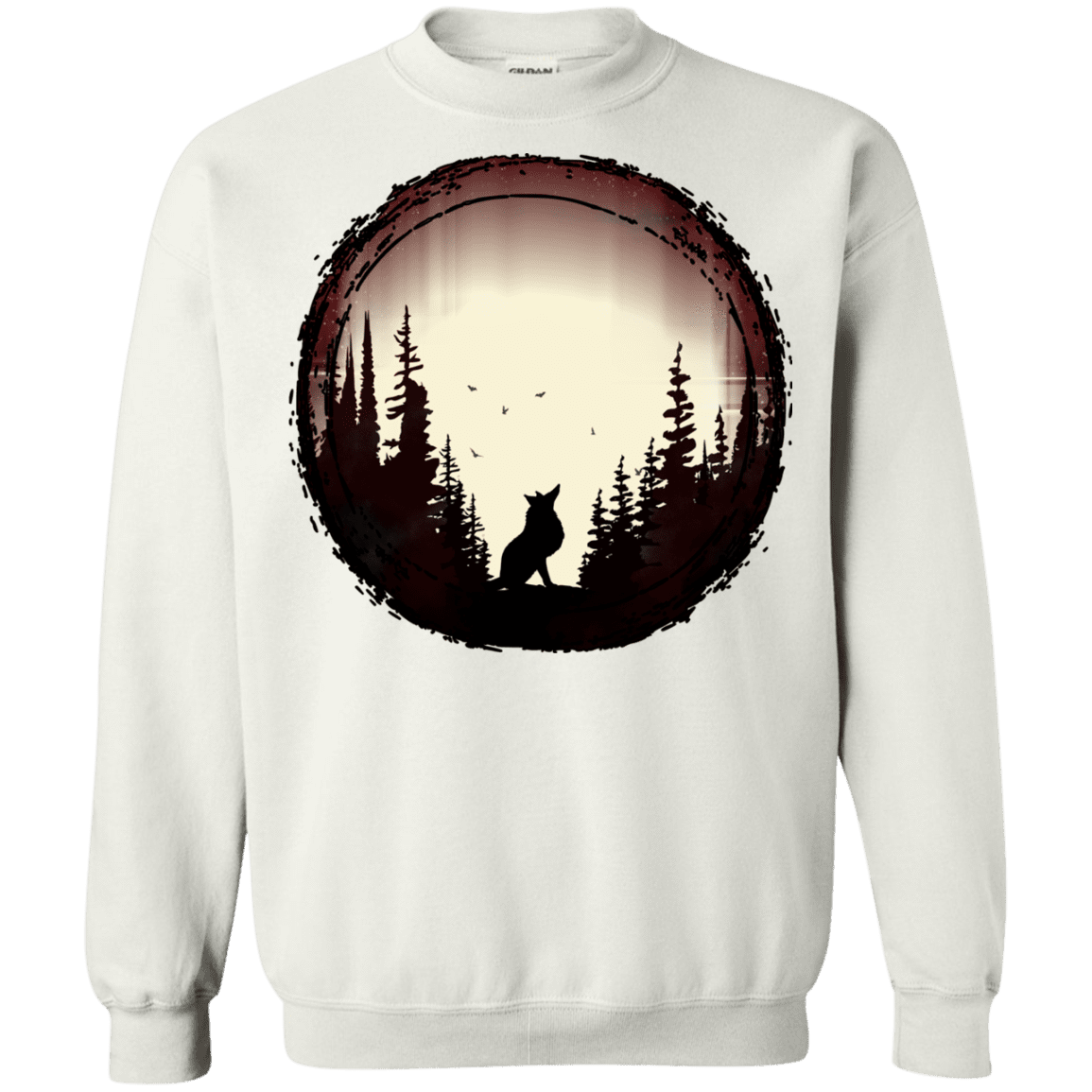 Sweatshirts White / S A Wolf's Life Crewneck Sweatshirt