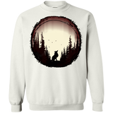 Sweatshirts White / S A Wolf's Life Crewneck Sweatshirt