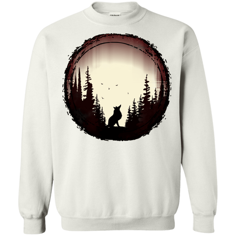 Sweatshirts White / S A Wolf's Life Crewneck Sweatshirt