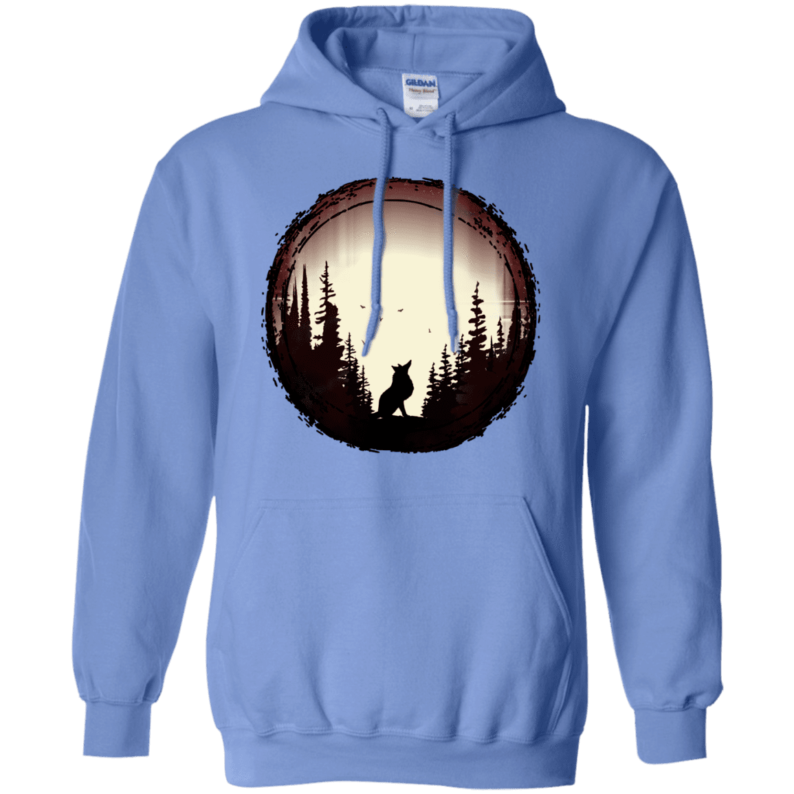 Sweatshirts Carolina Blue / S A Wolf's Life Pullover Hoodie