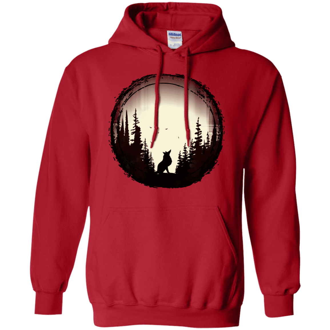 Sweatshirts Red / S A Wolf's Life Pullover Hoodie