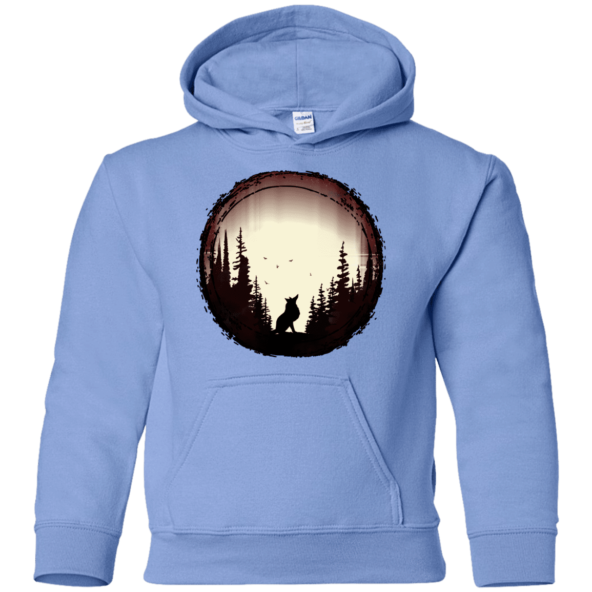 Sweatshirts Carolina Blue / YS A Wolf's Life Youth Hoodie