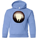 Sweatshirts Carolina Blue / YS A Wolf's Life Youth Hoodie