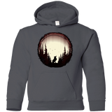 Sweatshirts Charcoal / YS A Wolf's Life Youth Hoodie