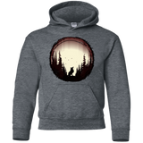 Sweatshirts Dark Heather / YS A Wolf's Life Youth Hoodie