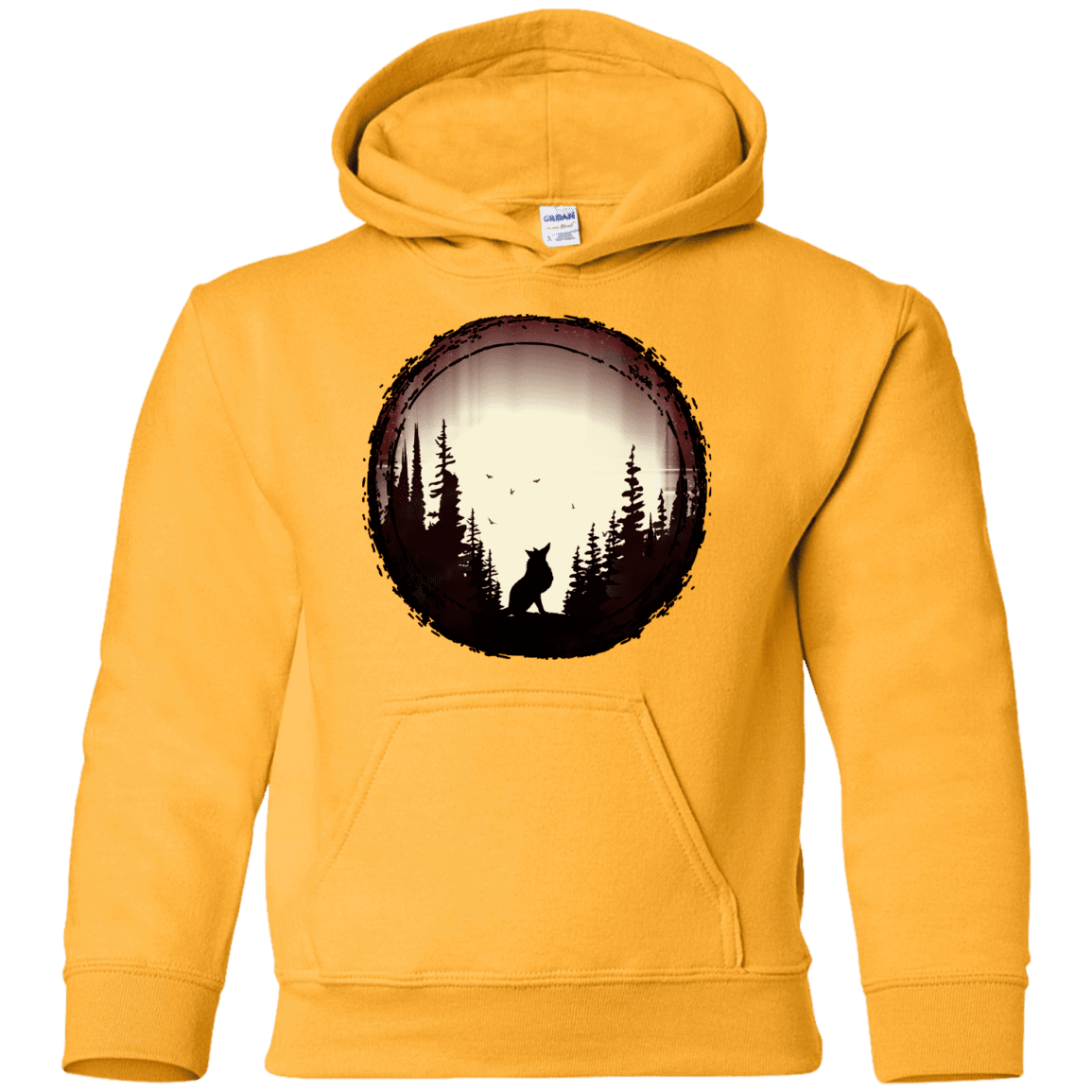 Sweatshirts Gold / YS A Wolf's Life Youth Hoodie