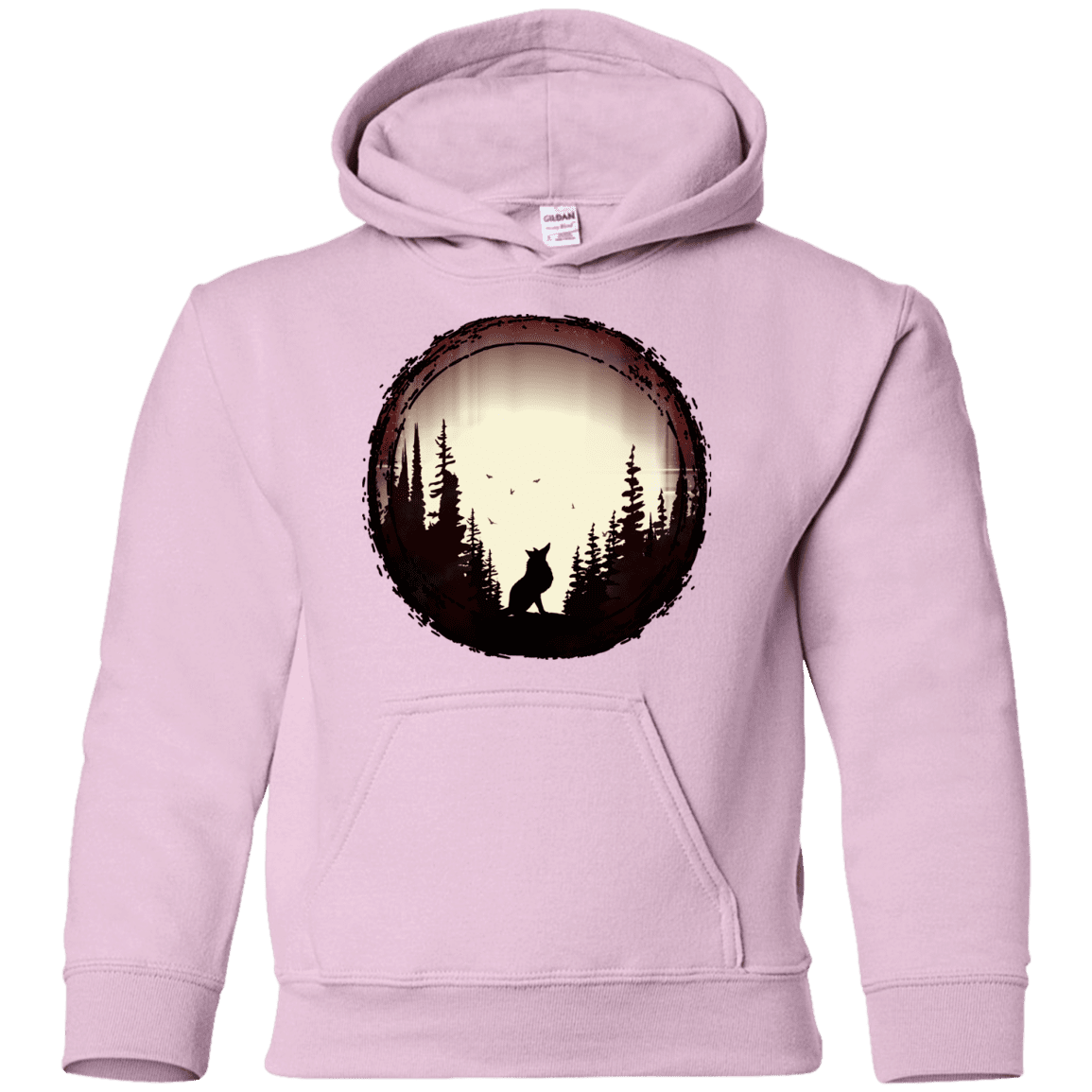 Sweatshirts Light Pink / YS A Wolf's Life Youth Hoodie