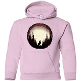 Sweatshirts Light Pink / YS A Wolf's Life Youth Hoodie