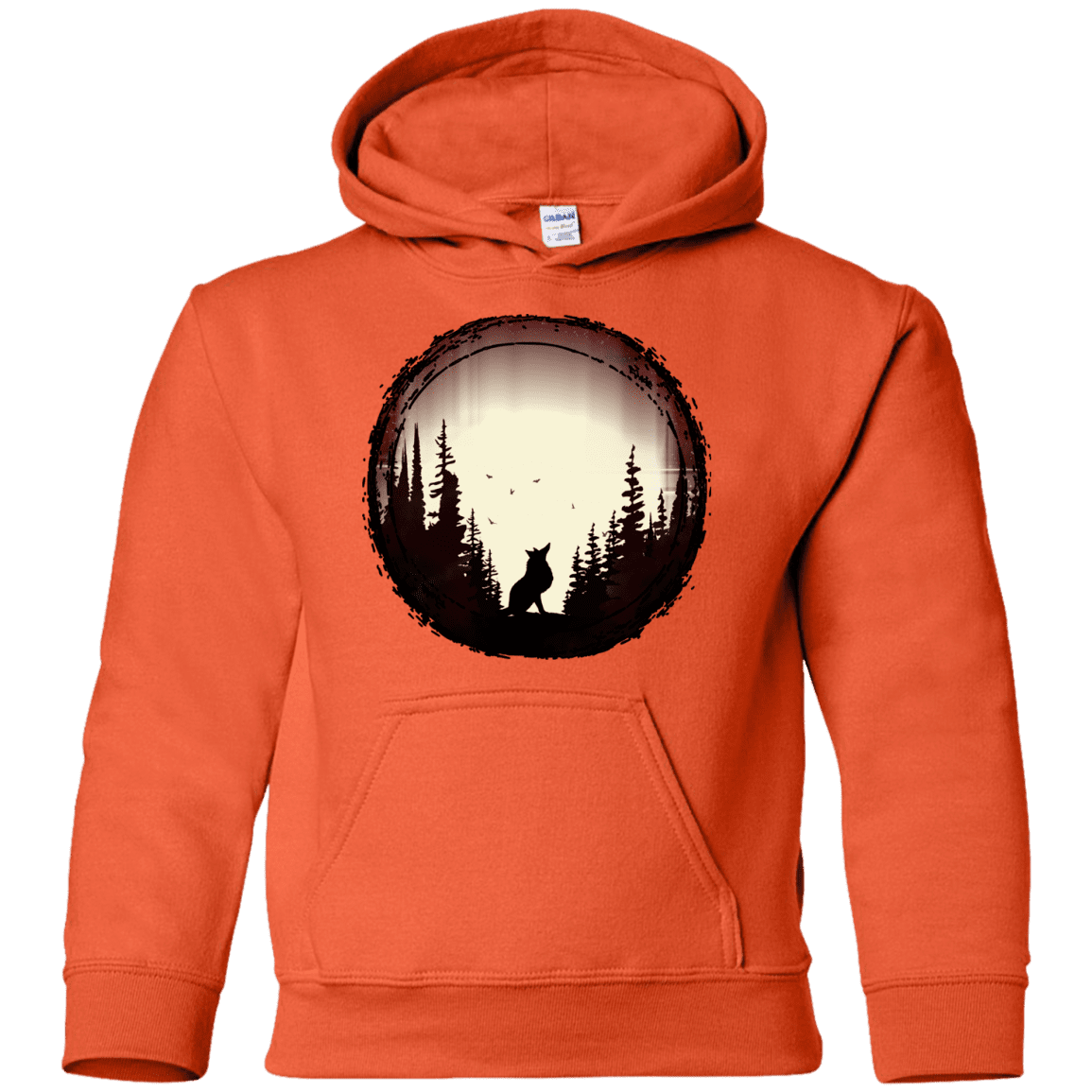 Sweatshirts Orange / YS A Wolf's Life Youth Hoodie