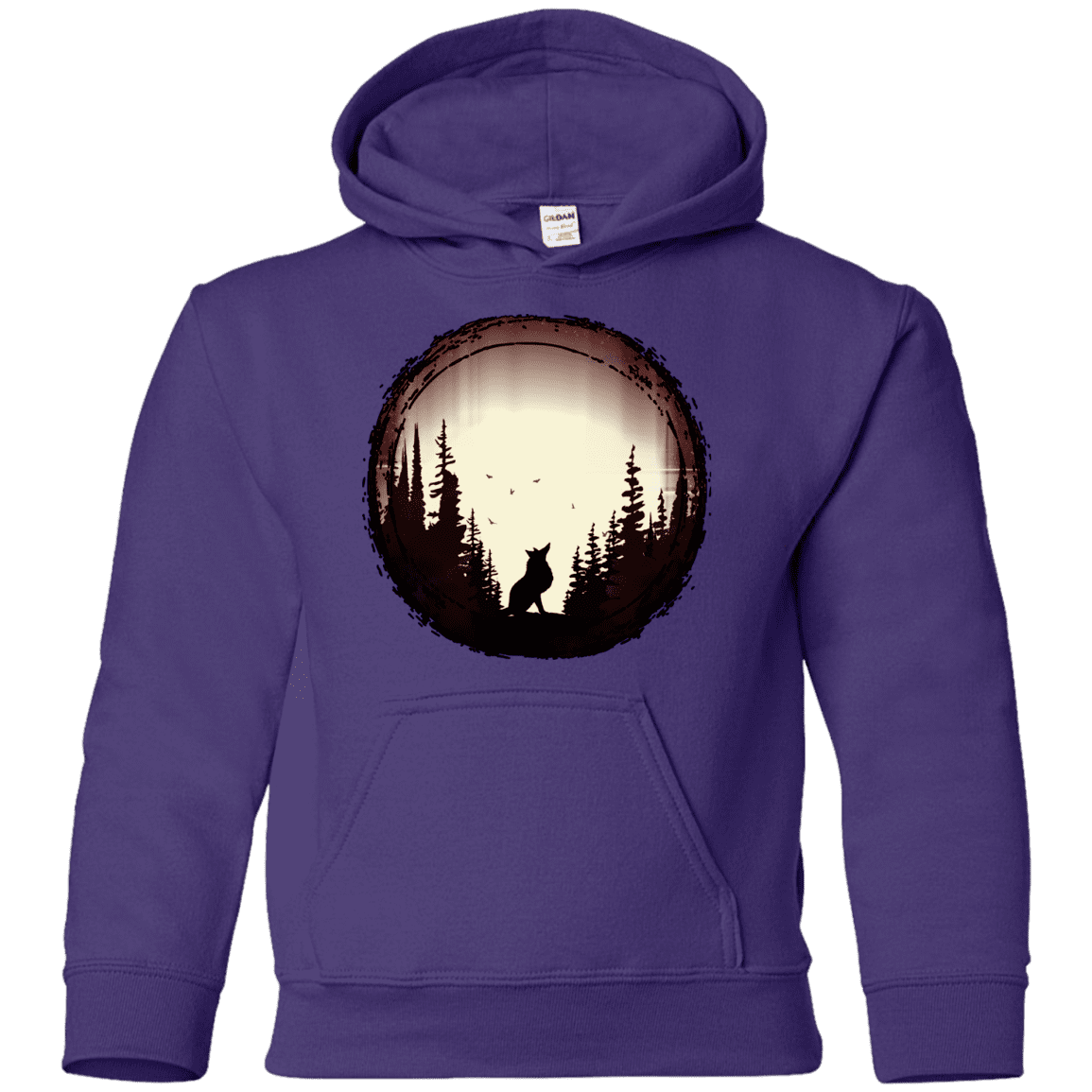 Sweatshirts Purple / YS A Wolf's Life Youth Hoodie