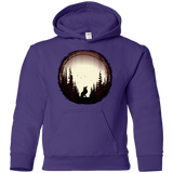 Sweatshirts Purple / YS A Wolf's Life Youth Hoodie