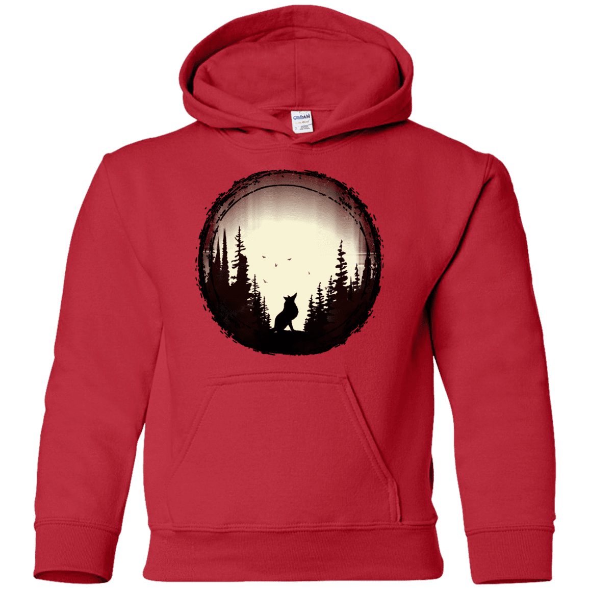 Sweatshirts Red / YS A Wolf's Life Youth Hoodie