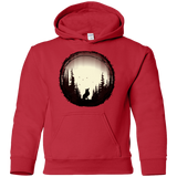 Sweatshirts Red / YS A Wolf's Life Youth Hoodie