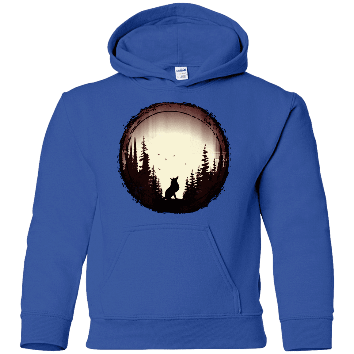 Sweatshirts Royal / YS A Wolf's Life Youth Hoodie