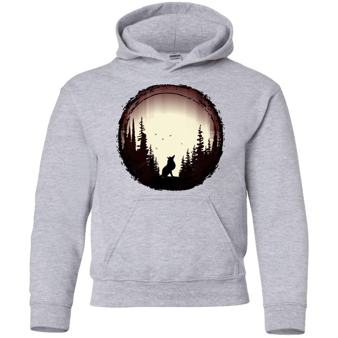 Sweatshirts Sport Grey / YS A Wolf's Life Youth Hoodie