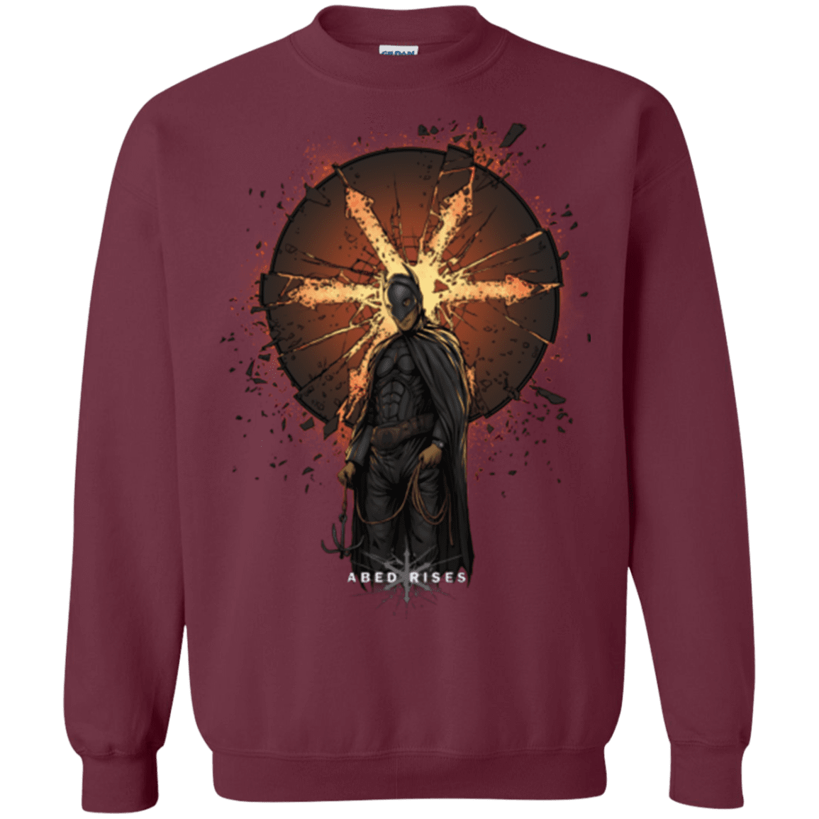 Sweatshirts Maroon / Small Abed Rises Crewneck Sweatshirt