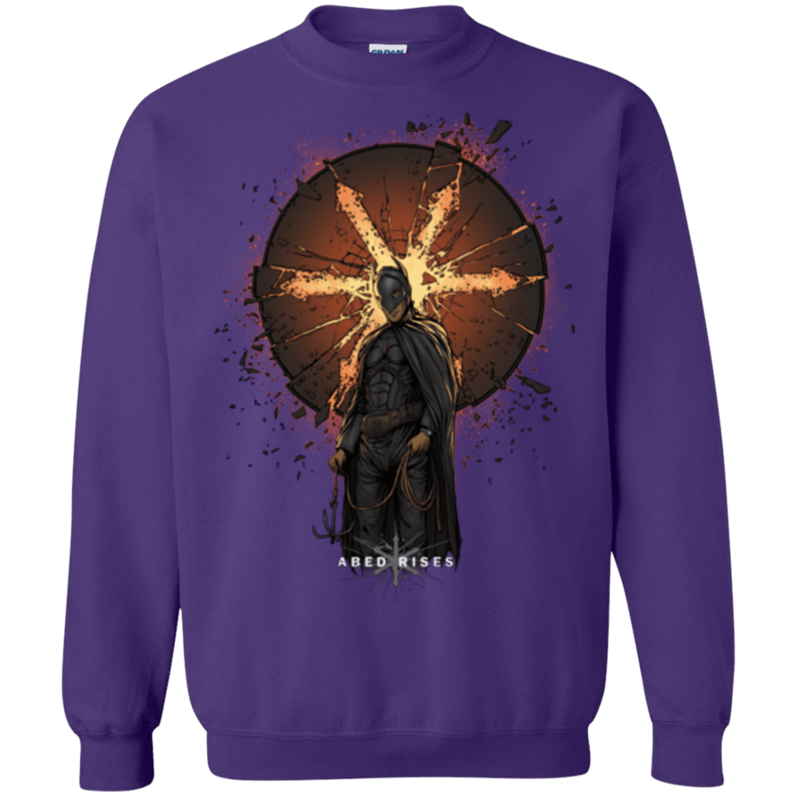 Sweatshirts Purple / Small Abed Rises Crewneck Sweatshirt