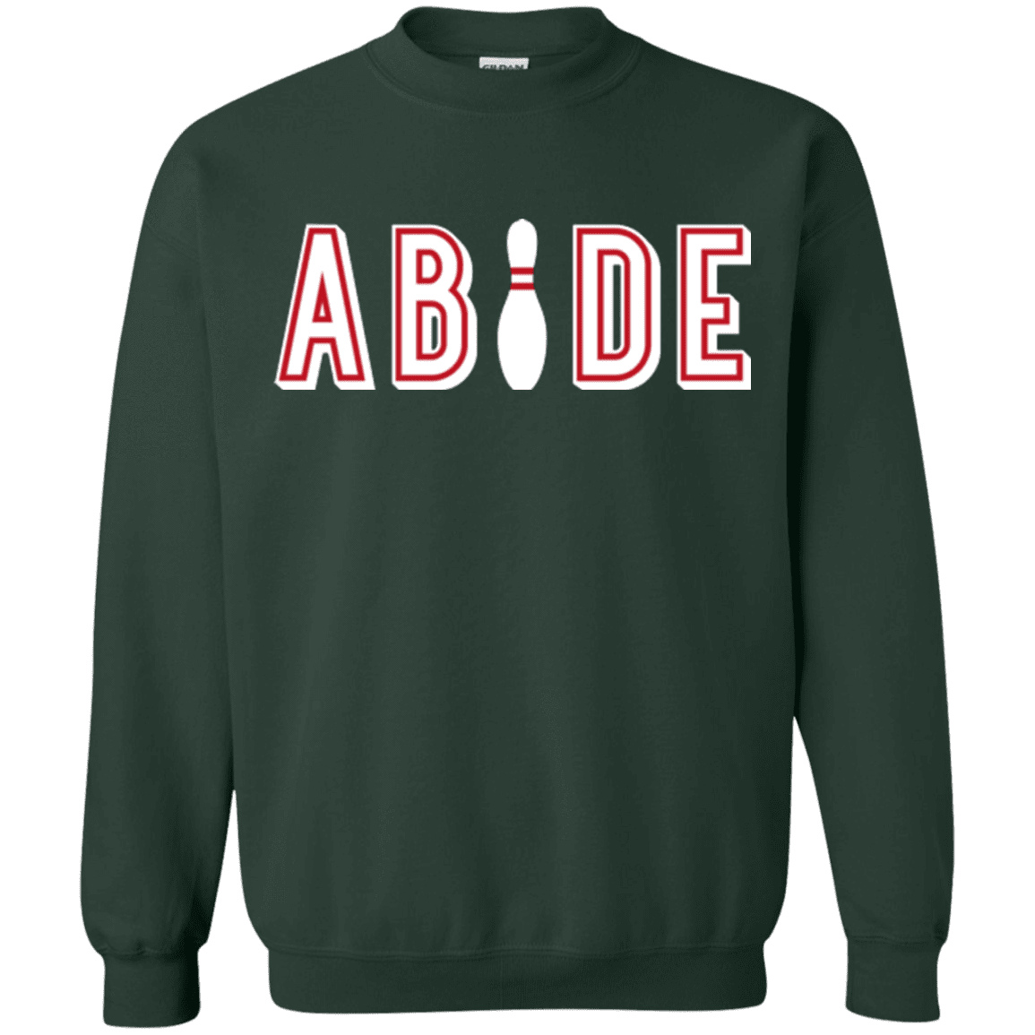 Abide The Dude Big Lebowski Crewneck Sweatshirt