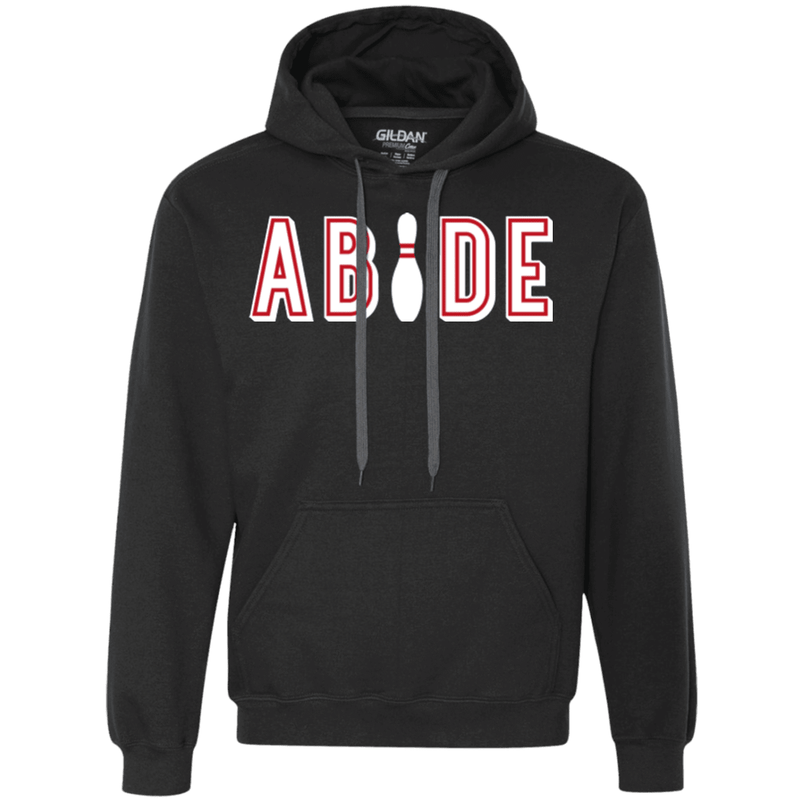 Sweatshirts Black / Small Abide The Dude Big Lebowski Premium Fleece Hoodie