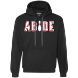 Sweatshirts Black / Small Abide The Dude Big Lebowski Premium Fleece Hoodie