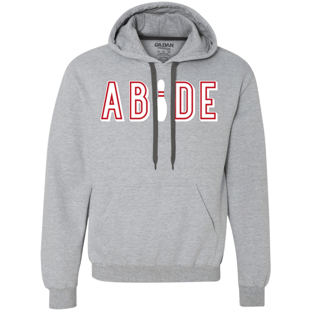 Sweatshirts Sport Grey / Small Abide The Dude Big Lebowski Premium Fleece Hoodie