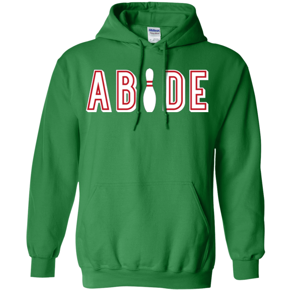 Sweatshirts Irish Green / Small Abide The Dude Big Lebowski Pullover Hoodie