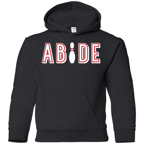Sweatshirts Black / YS Abide The Dude Big Lebowski Youth Hoodie