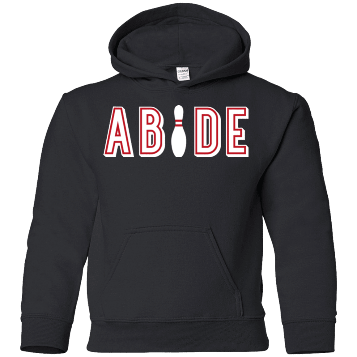 Sweatshirts Black / YS Abide The Dude Big Lebowski Youth Hoodie