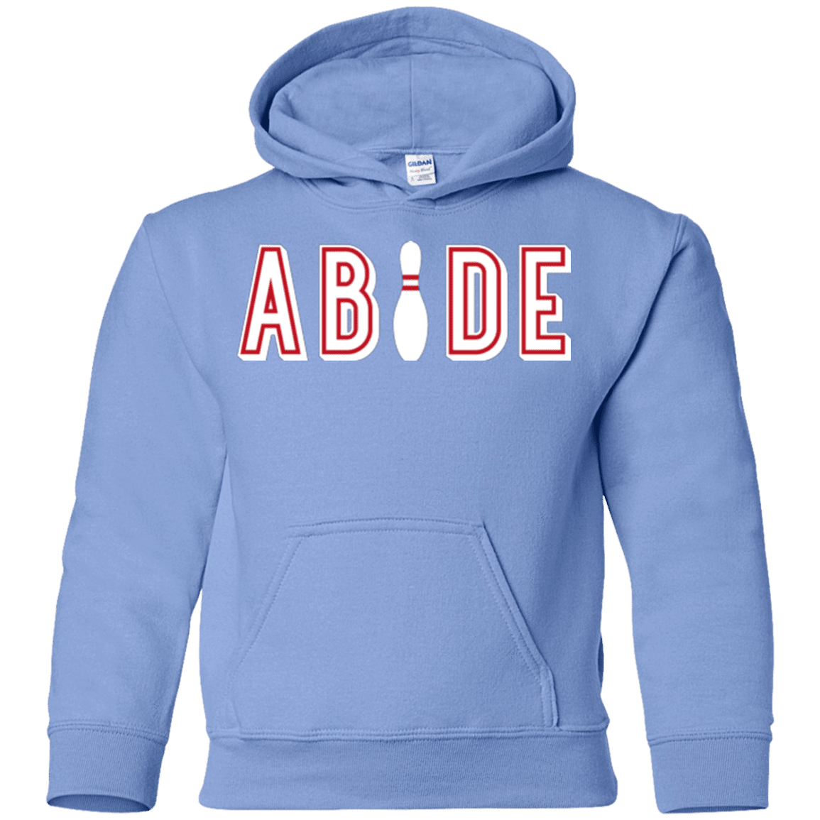Sweatshirts Carolina Blue / YS Abide The Dude Big Lebowski Youth Hoodie