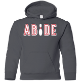 Sweatshirts Charcoal / YS Abide The Dude Big Lebowski Youth Hoodie