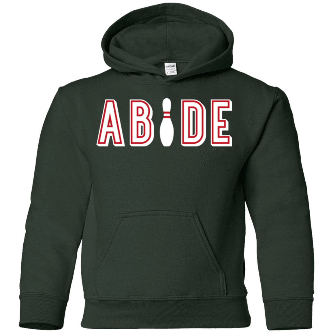 Sweatshirts Forest Green / YS Abide The Dude Big Lebowski Youth Hoodie