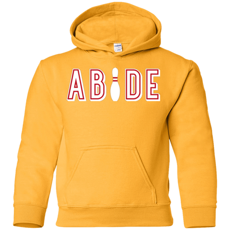 Sweatshirts Gold / YS Abide The Dude Big Lebowski Youth Hoodie