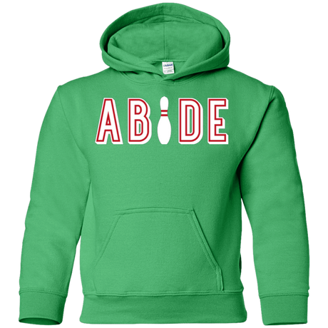 Sweatshirts Irish Green / YS Abide The Dude Big Lebowski Youth Hoodie