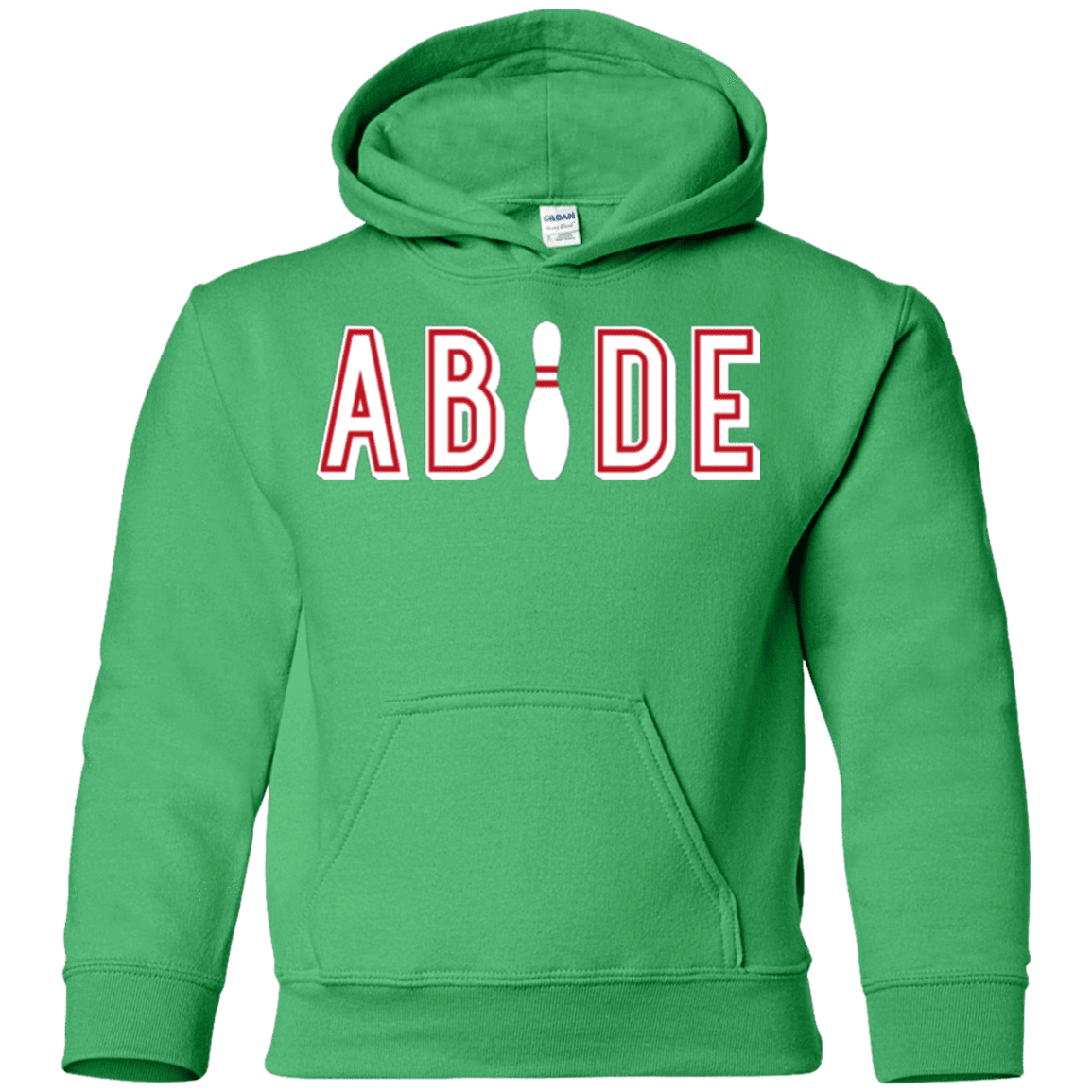Sweatshirts Irish Green / YS Abide The Dude Big Lebowski Youth Hoodie