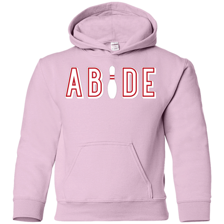 Sweatshirts Light Pink / YS Abide The Dude Big Lebowski Youth Hoodie