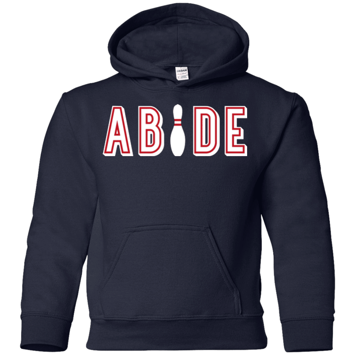 Sweatshirts Navy / YS Abide The Dude Big Lebowski Youth Hoodie