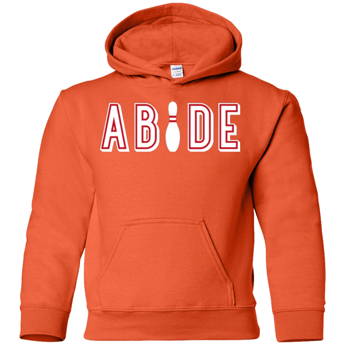 Sweatshirts Orange / YS Abide The Dude Big Lebowski Youth Hoodie