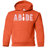 Sweatshirts Orange / YS Abide The Dude Big Lebowski Youth Hoodie