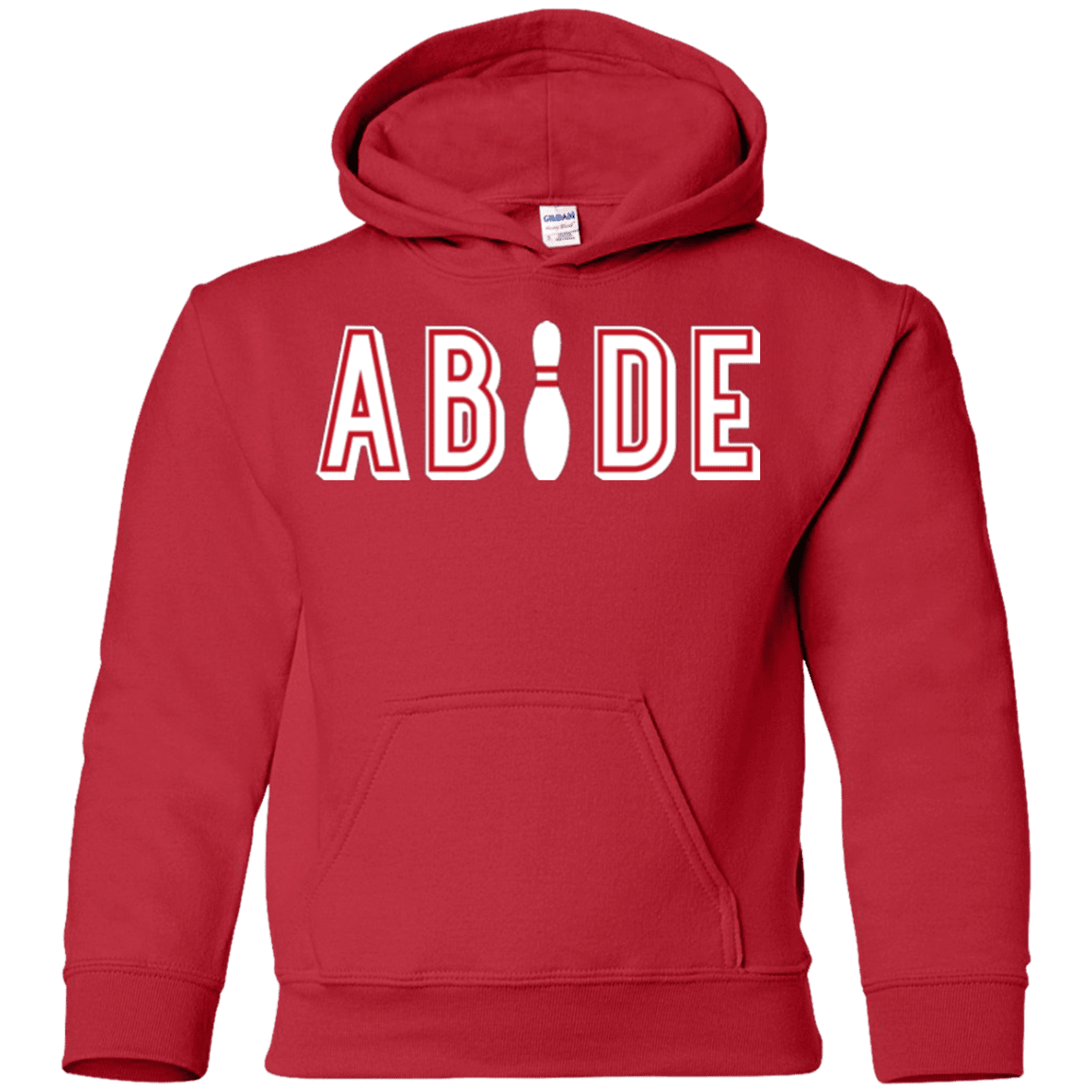 Sweatshirts Red / YS Abide The Dude Big Lebowski Youth Hoodie