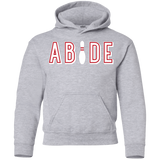 Sweatshirts Sport Grey / YS Abide The Dude Big Lebowski Youth Hoodie