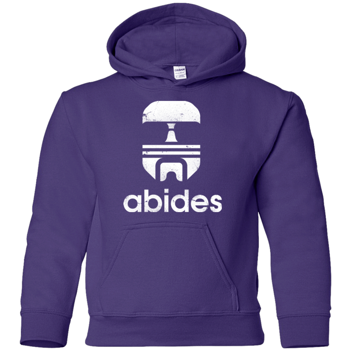 Sweatshirts Purple / YS Abides Youth Hoodie