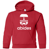 Sweatshirts Red / YS Abides Youth Hoodie