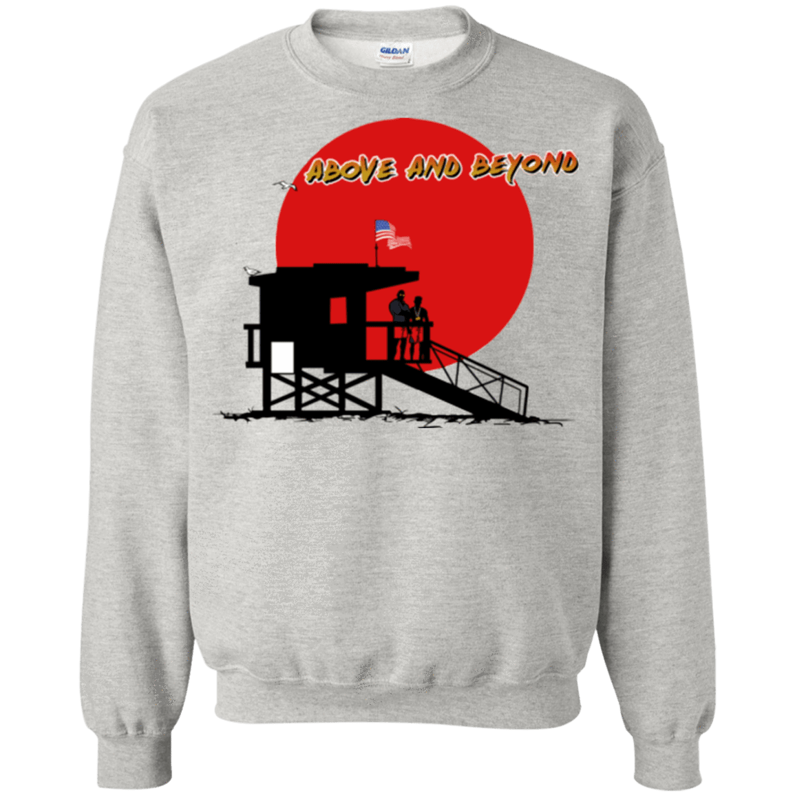 Sweatshirts Ash / Small Above And Beyond Crewneck Sweatshirt