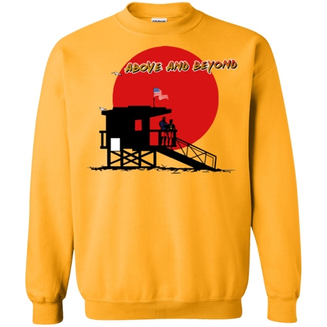 Sweatshirts Gold / Small Above And Beyond Crewneck Sweatshirt